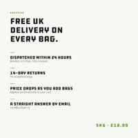 Free UK delivery, 24 hour dispatch, 14-day returns